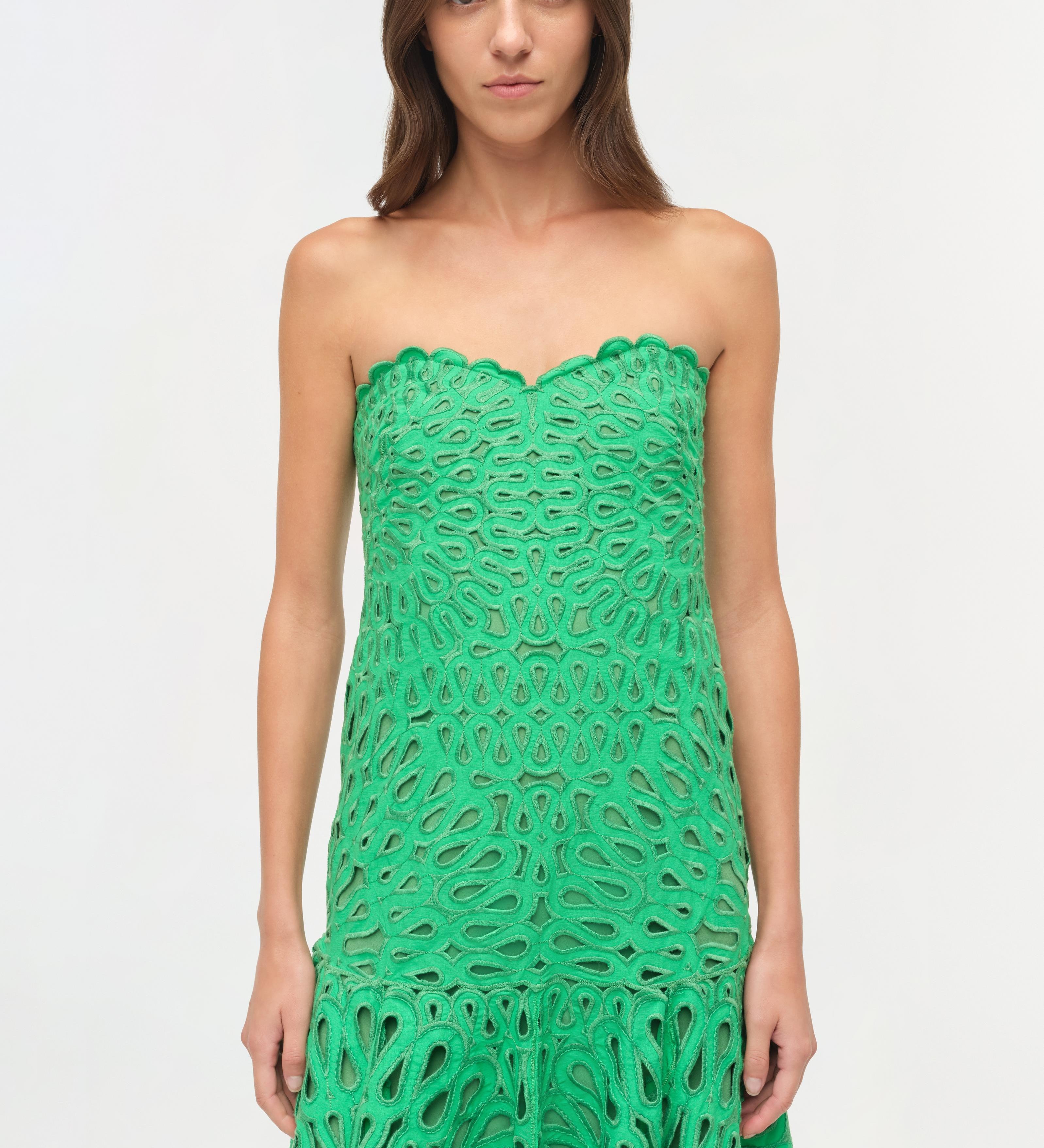 Simkhai - Florence Embroidered Midi Dress