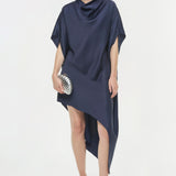 Simkhai - Sadia Satin Mini Cape Dress