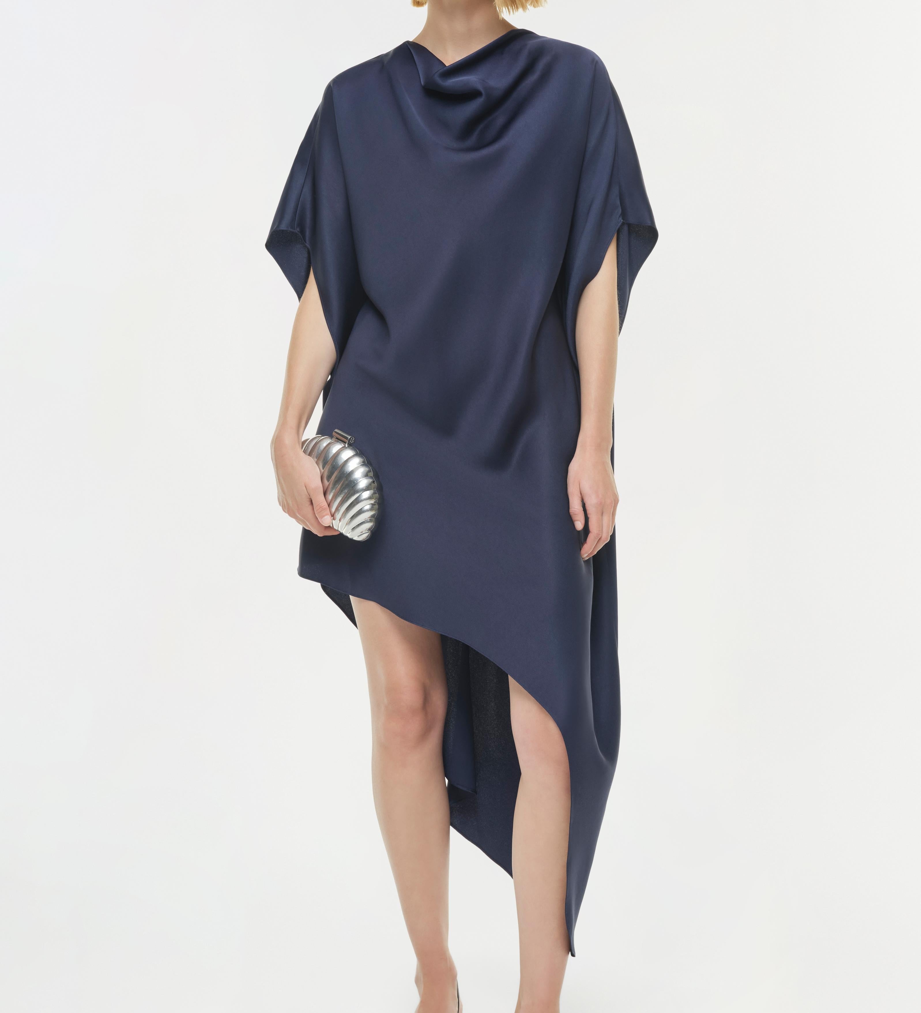 Simkhai - Sadia Satin Mini Cape Dress