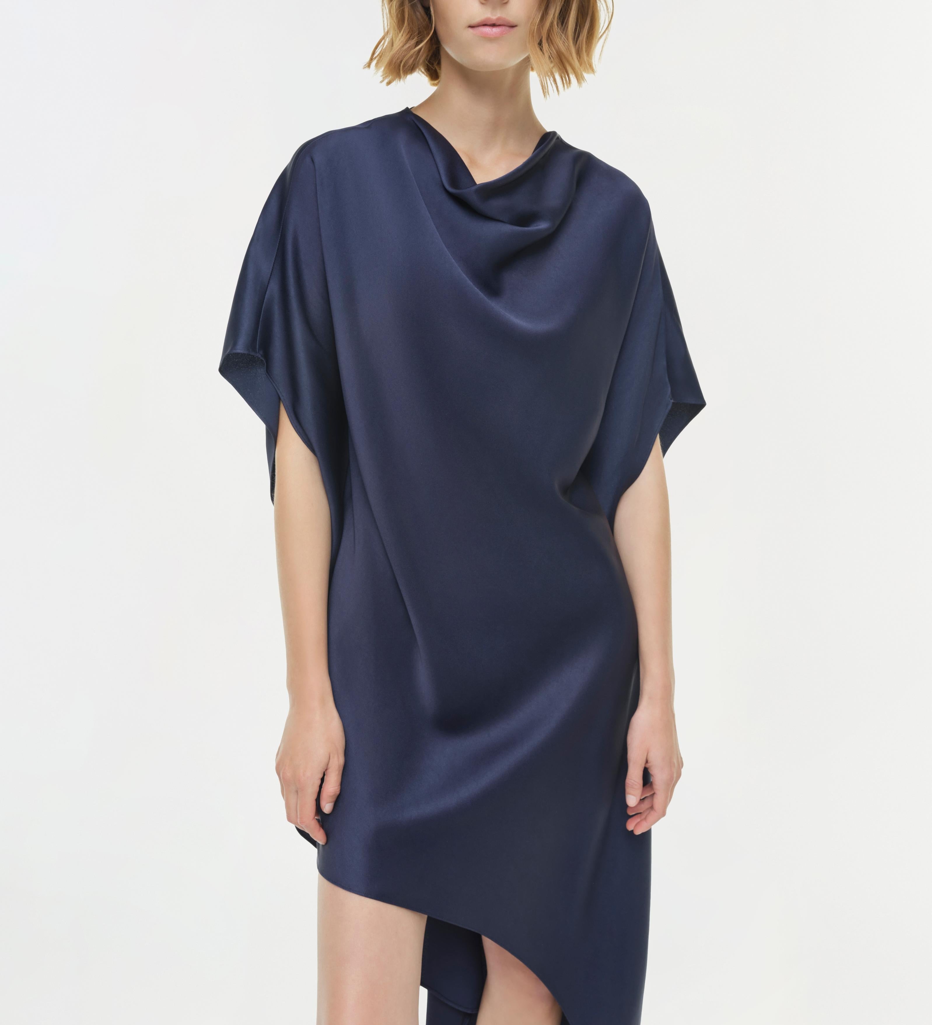 Simkhai - Sadia Satin Mini Cape Dress