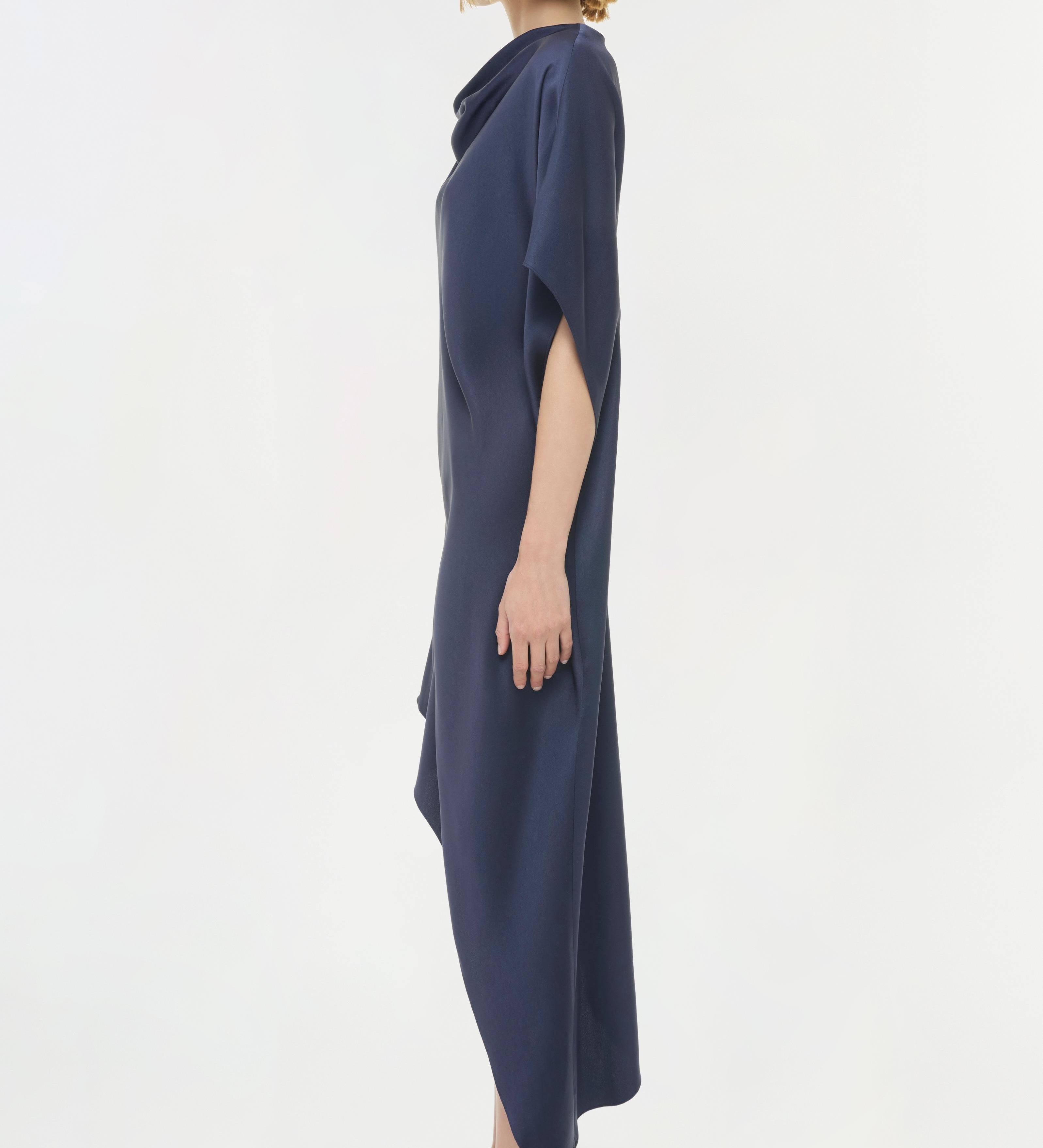Simkhai - Sadia Satin Mini Cape Dress