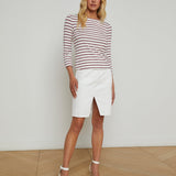 L'AGENCE - Lucille Striped Boatneck Top