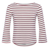L'AGENCE - Lucille Striped Boatneck Top