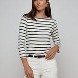 L'AGENCE - Lucille Striped Boatneck Top