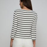 L'AGENCE - Lucille Striped Boatneck Top