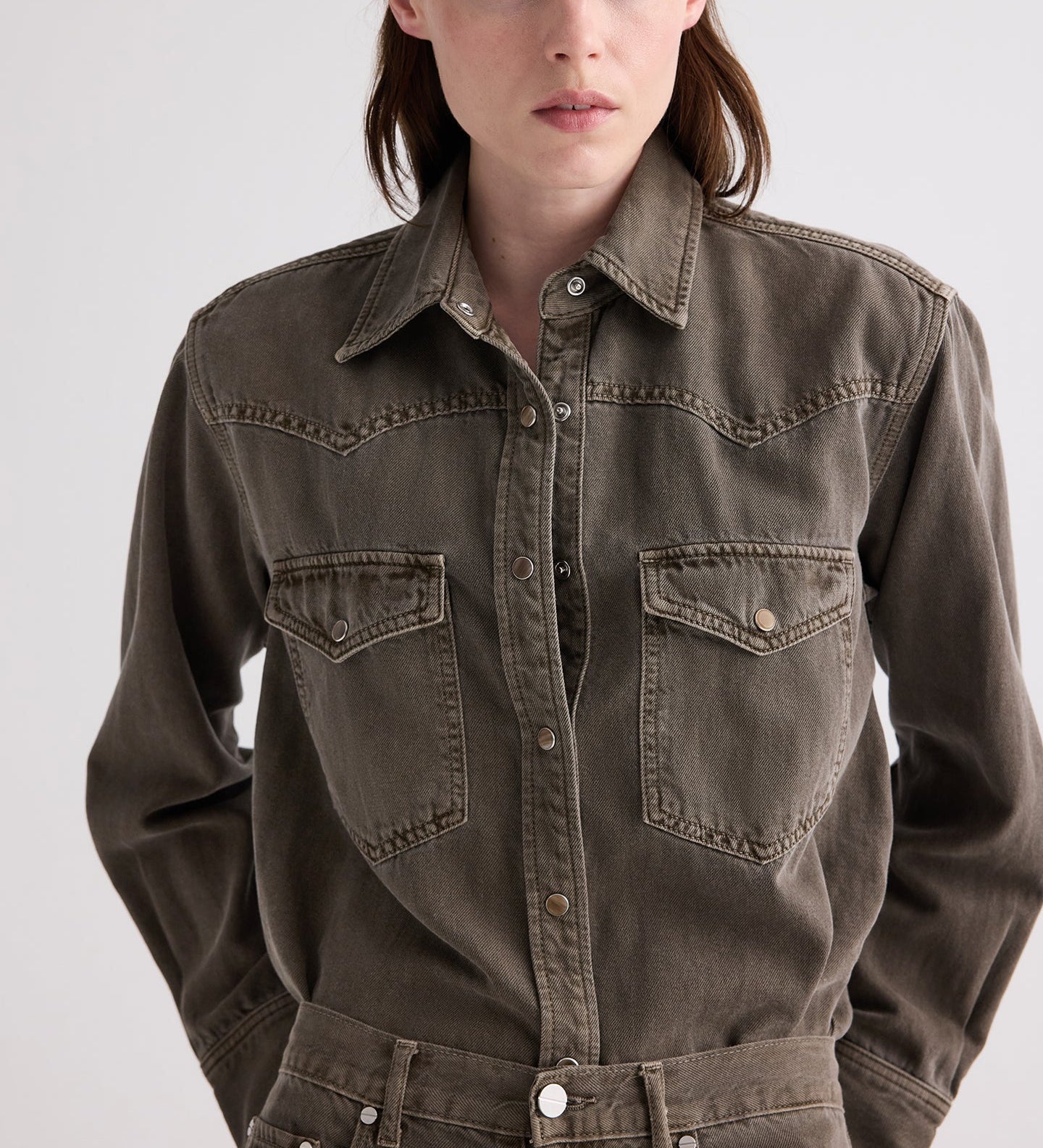 TWP - Yellowstone Shirt in Natural Denim