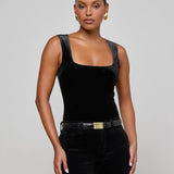 L'AGENCE - Molly Velvet Bodysuit