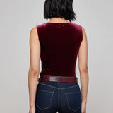 L'AGENCE - Molly Velvet Bodysuit