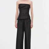 Simkhai - Arden Taffeta Pull On Pant