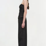 Simkhai - Emerson Ruched Taffeta Bustier Top