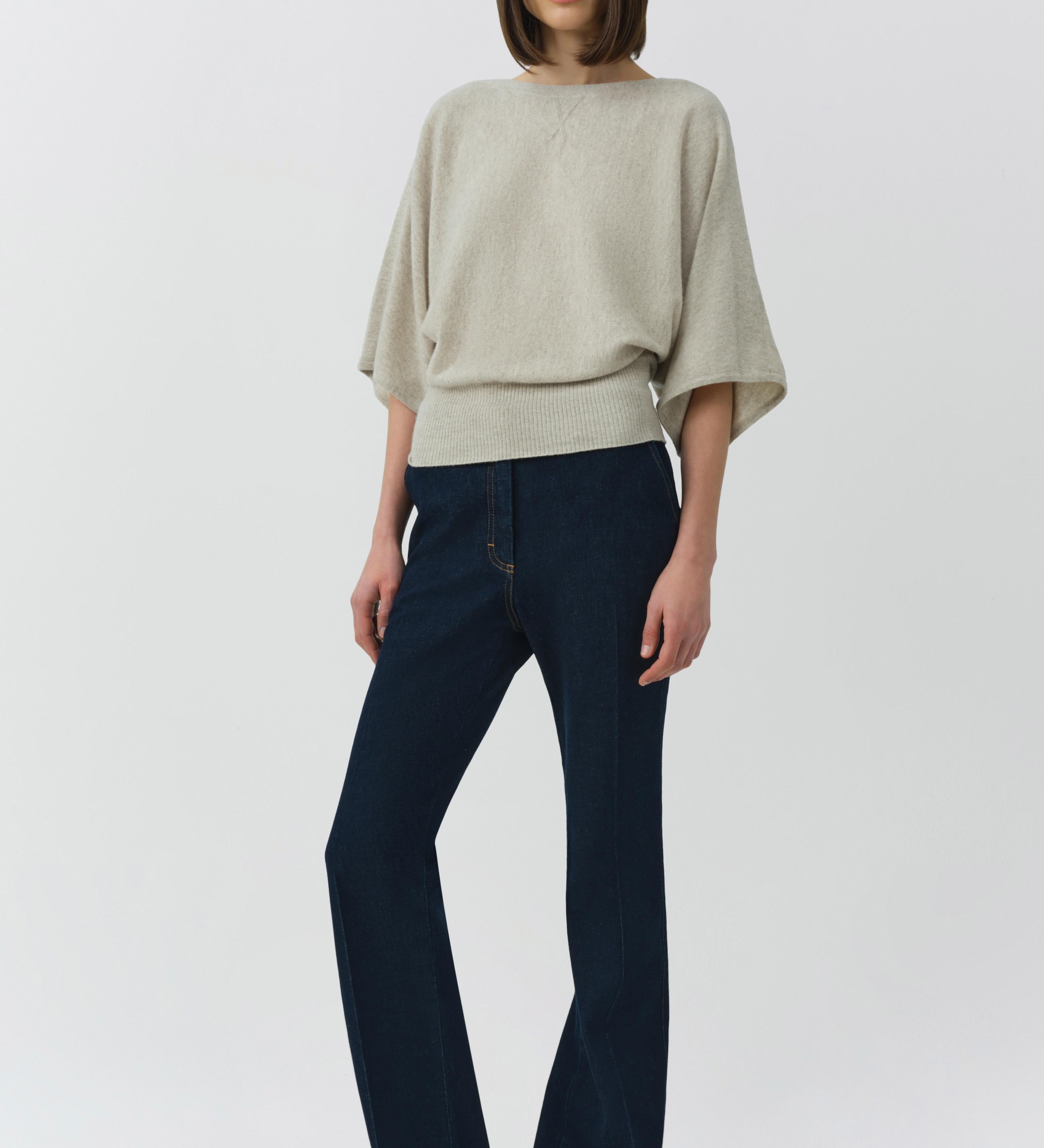 Simkhai - Shai Cashmere Dolman Boxy Tee