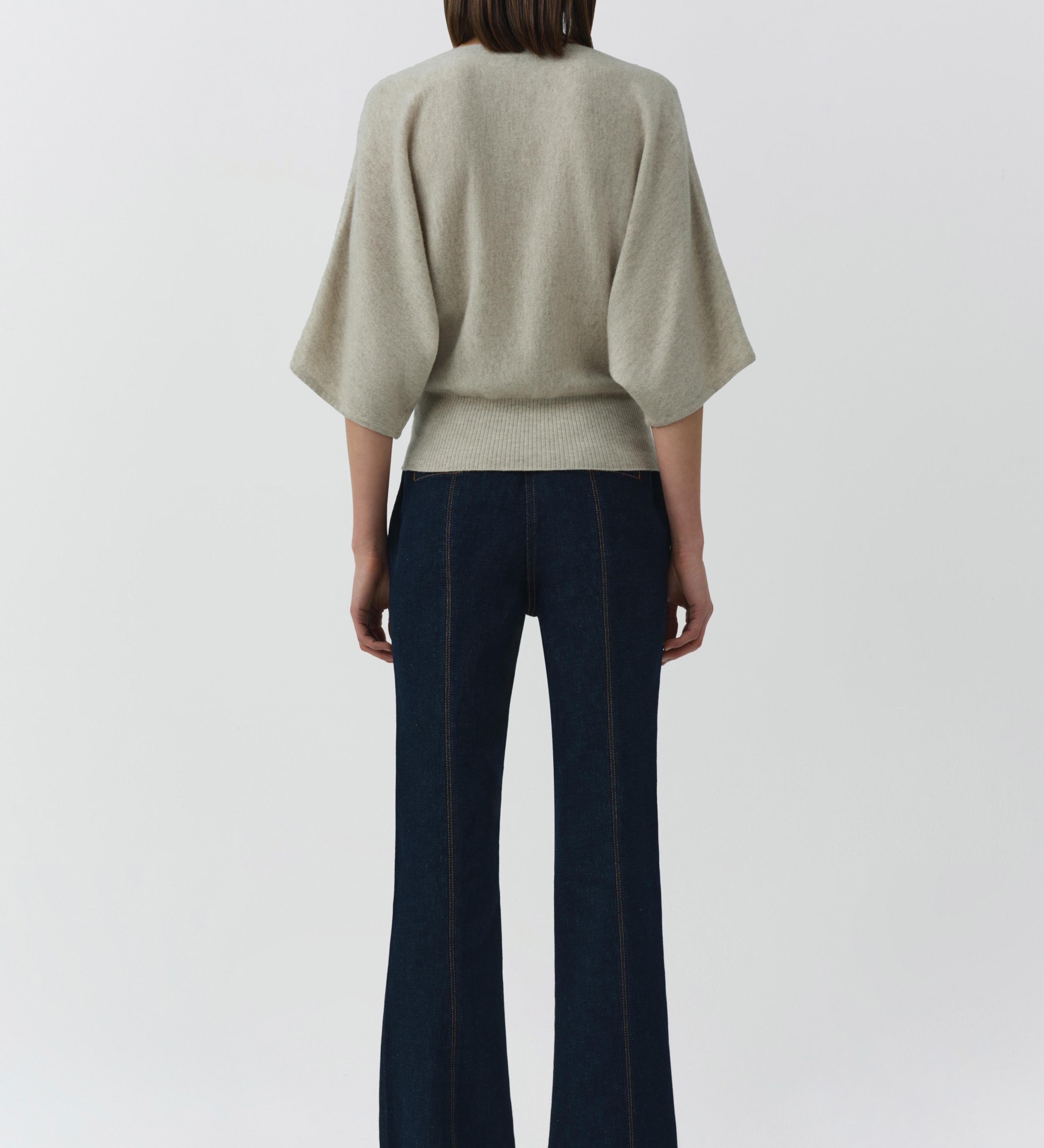 Simkhai - Shai Cashmere Dolman Boxy Tee