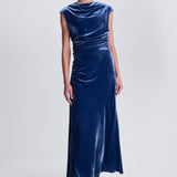 Simkhai - Burke Draped Velvet Midi Dress