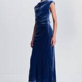 Simkhai - Burke Draped Velvet Midi Dress