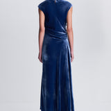 Simkhai - Burke Draped Velvet Midi Dress