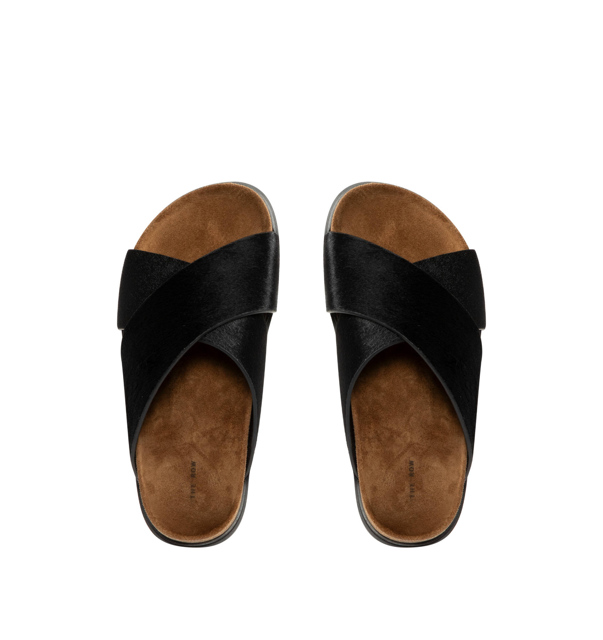 The Row - Cross Sandal In Pony Hair