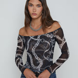 L'AGENCE - Peonie Off-The-Shoulder Bodysuit
