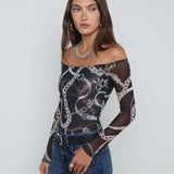 L'AGENCE - Peonie Off-The-Shoulder Bodysuit
