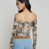 L'AGENCE - Peonie Off-The-Shoulder Bodysuit