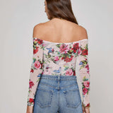 L'AGENCE - Peonie Off - The - Shoulder Bodysuit
