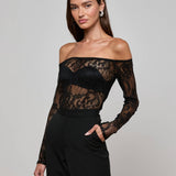 L'AGENCE - Peonie Lace Bodysuit