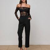 L'AGENCE - Peonie Lace Bodysuit