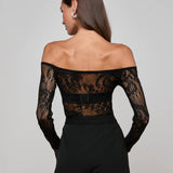 L'AGENCE - Peonie Lace Bodysuit
