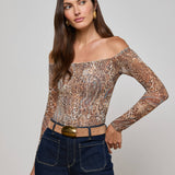 L'AGENCE - Peonie Off-The-Shoulder Bodysuit