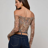 L'AGENCE - Peonie Off-The-Shoulder Bodysuit