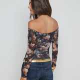 L'AGENCE - Peonie Off-The-Shoulder Bodysuit