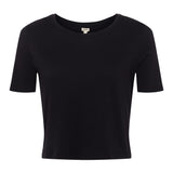 L'AGENCE - Donna Cotton Cropped Tee