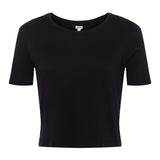 L'AGENCE - Donna Cotton Cropped Tee