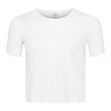L'AGENCE - Donna Cotton Cropped Tee