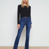 L'AGENCE - Benny Cotton Crewneck Tee