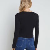 L'AGENCE - Benny Cotton Crewneck Tee