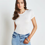 L'AGENCE - Ellie Cashmere Jersey Tee