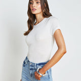 L'AGENCE - Ellie Cashmere Jersey Tee