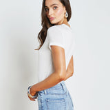 L'AGENCE - Ellie Cashmere Jersey Tee