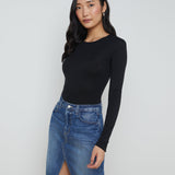 L'AGENCE - Ayla Cashmere Jersey Tee