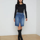 L'AGENCE - Ayla Cashmere Jersey Tee