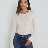 L'AGENCE - Ayla Cashmere Jersey Tee