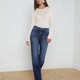 L'AGENCE - Ayla Cashmere Jersey Tee