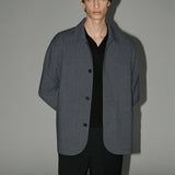 FRAME - Wool Chore Coat -- Charcoal Grey