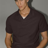 FRAME - Jacquard Polo -- Brown