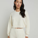 L'AGENCE - Luvia Cropped Sweatshirt