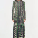 Simkhai - Drue Eyelet Knit Midi Skirt