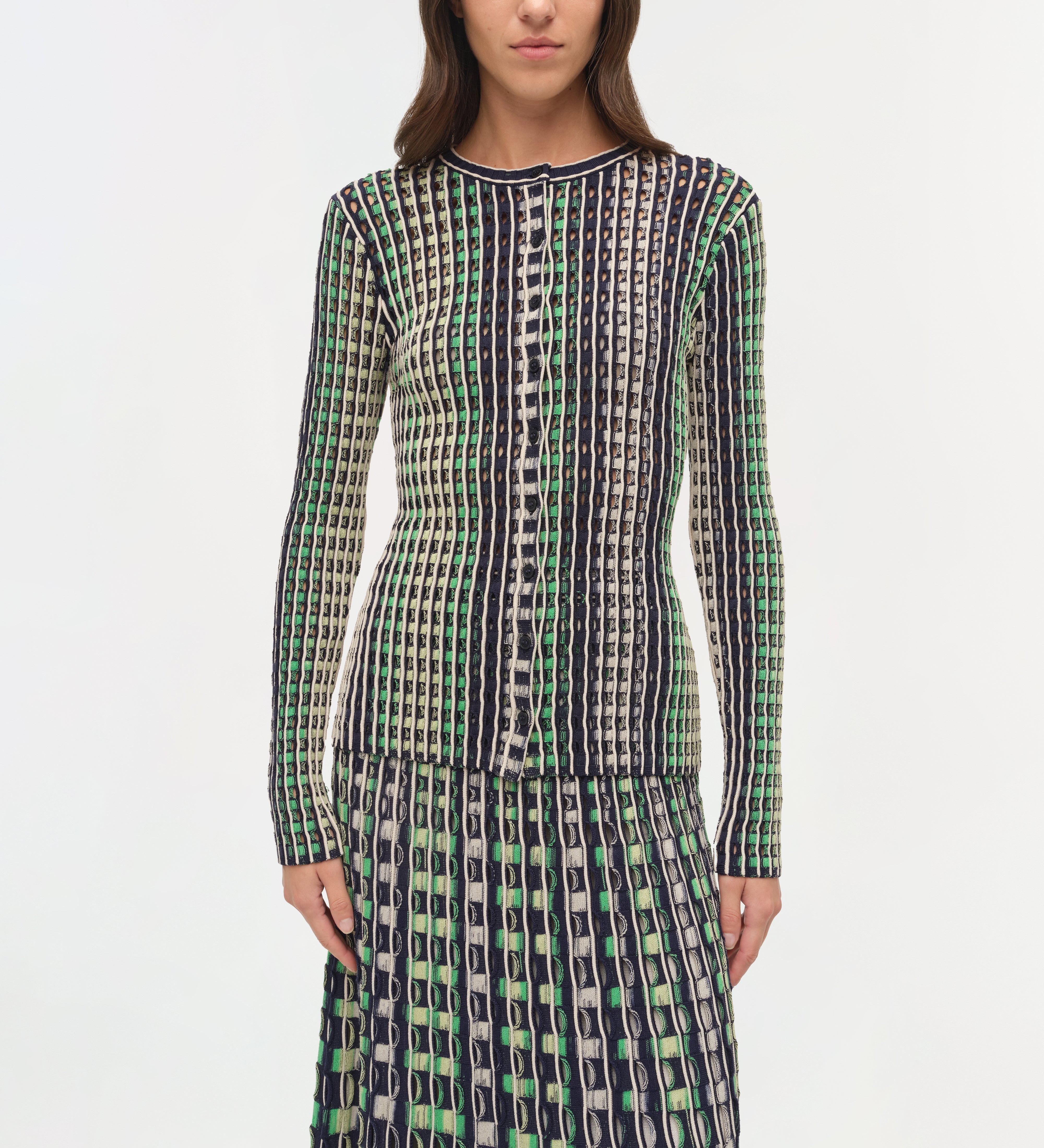 Simkhai - Mabel Eyelet Knit Cardigan