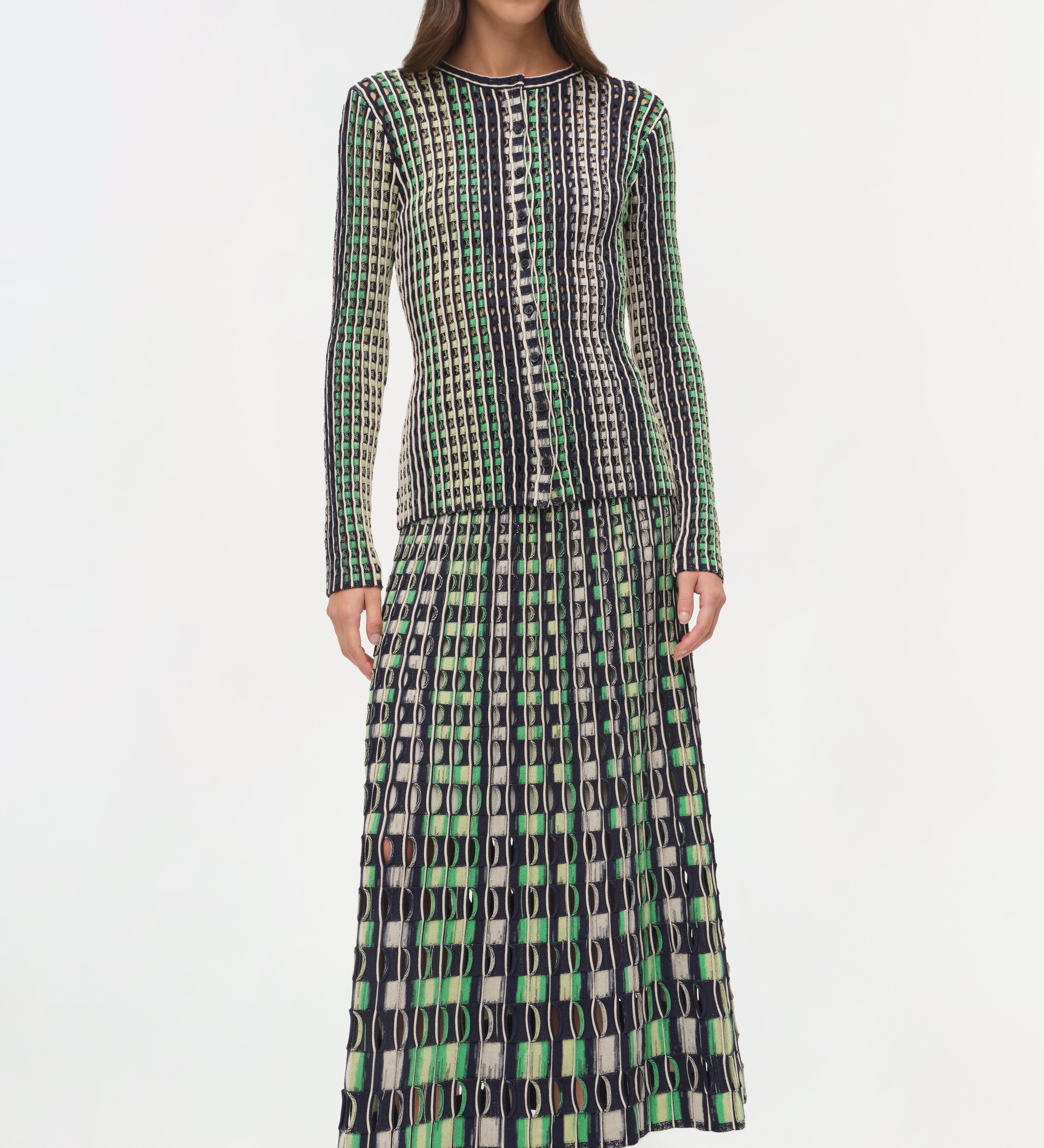 Simkhai - Mabel Eyelet Knit Cardigan