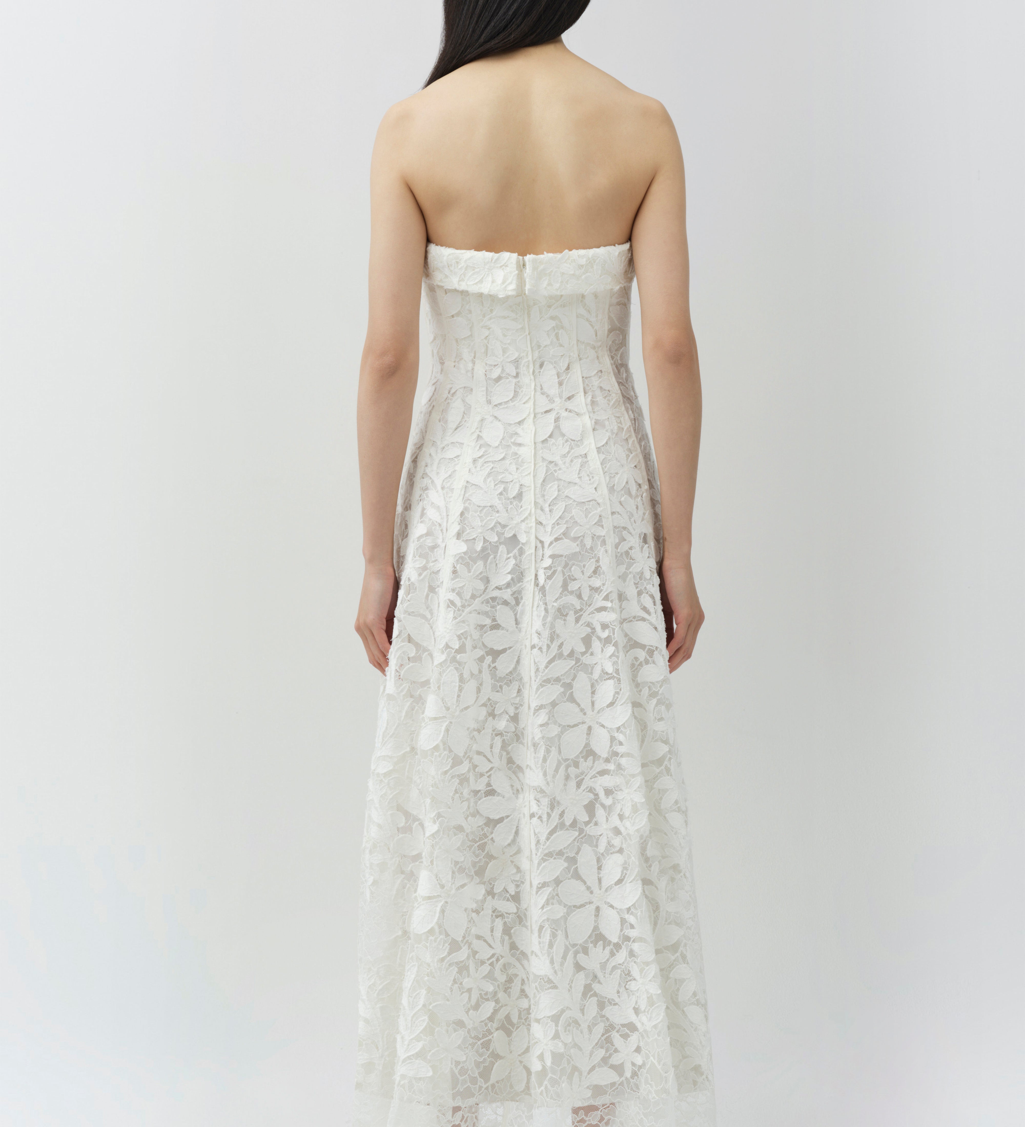 Simkhai - Imogen Lace Bustier Midi Dress