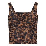 L'AGENCE - Rasha Shirred Mesh Tank